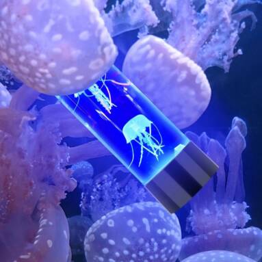 €18 with coupon for LED Night Light Jellyfish Tank Aquarium Style LED Lamp Sensory Autism Lamp LED Desk Lamp for Home Decoration from BANGGOOD