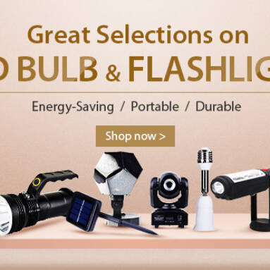 Great Selections on LED BULB & Flashlight, Up To 68% OFF from Newfrog.com