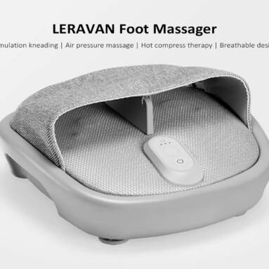 $99 with coupon for LERAVAN Kneading Hot Compress Foot Massager from Xiaomi youpin from GearBest