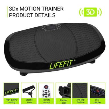 €339 with coupon for LIFEFIT F-DESK-03-01 Vibration Plate Exercise Machine from EU warehouse BANGGOOD