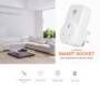 LINGAN SWA1 Wireless Remote Control Smart Socket - WHITE EU PLUG