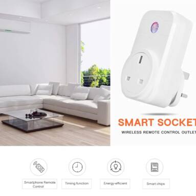 $11 with coupon for LINGAN SWA1 Wireless Remote Control Smart Socket – WHITE EU PLUG from Gearbest