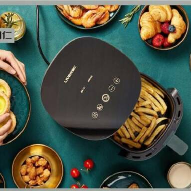 €54 with coupon for LIVEN G-5 Smart Oil-free Air Fryer from XIAOMI YOUPIN 1400W Power 2.5L Capacity Fat-free for Home from EU ES WAREHOUSE BANGGOOD