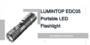 LUMINTOP EDC05 Portable 800lm LED Flashlight for Outdoor - BLACK