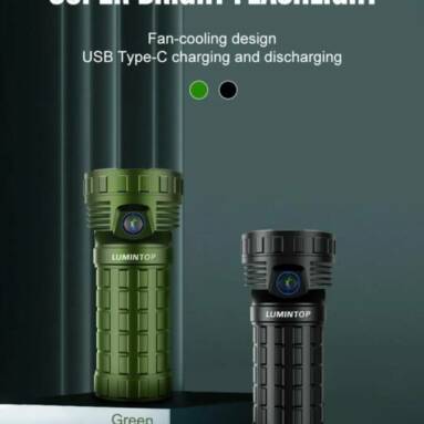 €155 with coupon for LUMINTOP Mach 4695 V2 26000LM Super Bright Strong Flashlight from BANGGOOD