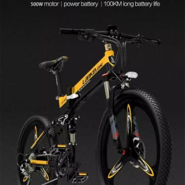 €1260 with coupon for Lankeleisi XT750 Sports Version 500W 26″ Foldable Electric Mountain Bike 14.5Ah 35km/h 100km from EU warehouse BUYBESTGEAR