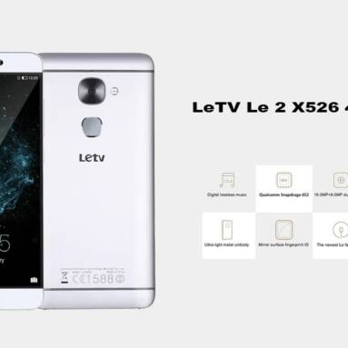 €88 with coupon for LeTV Le 2 X526 4G Phablet 3GB RAM 64GB ROM – ROSE GOLD from GearBest
