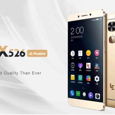 €84 with coupon for LeTV Le X526 4G 3GB RAM 64GB ROM 16.0MP Rear Camera Fingerprint Sensor Phablet International Version – GOLD from GearBest