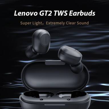 €13 with coupon for Lenovo GT2 TWS Mini Bluetooth 5.0 Earbuds True Wireless Stereo Earphones Pop to Connect 16 Hours Battery Life 7.2mm Dynamic Driver from GEARBEST
