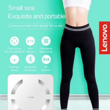 €14 with coupon for Lenovo HS11 Smart Body Fat Scale Digital Bluetooth LED Display from GEARVITA