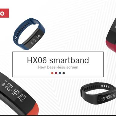 $11 with coupon for Lenovo HX06 Smart Bracelet from Gearbest