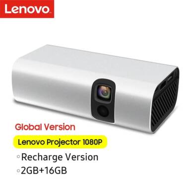 $339 with coupon for Lenovo Projector P200 Android System 1080P HD Clear Projection Portable Mini Home Media Player Video Beamer from TOMTOP