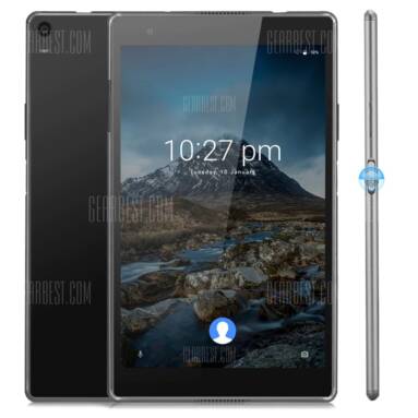 $217 with coupon for Lenovo TAB4 8 Plus Tablet PC Fingerprint Recognition  –  BLACK from GearBest