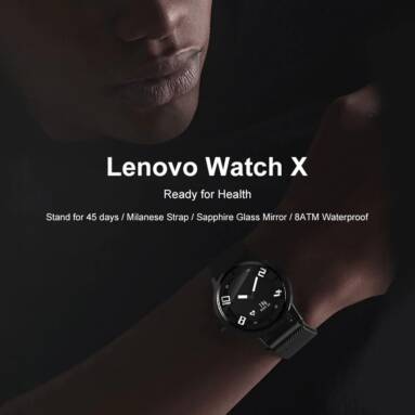$25 with coupon for Lenovo Watch X Bluetooth Waterproof Smartwatch from BANGGOOD