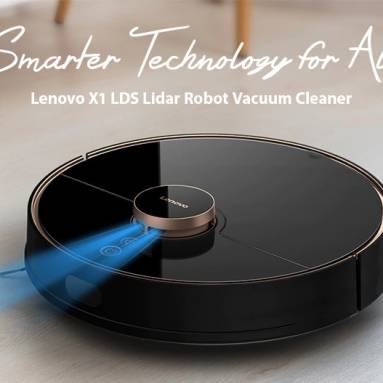 €253 with coupon for Lenovo X1 LDS Lidar Laser Navigation Wet and Dry 3000mAh Robot Vacuum Cleaner 55dB Low Noise 2200Pa Suction 585ml Dust Box Auto Recharge Resumption – Black EU Plug EU WAREHOUSE from GEARBEST