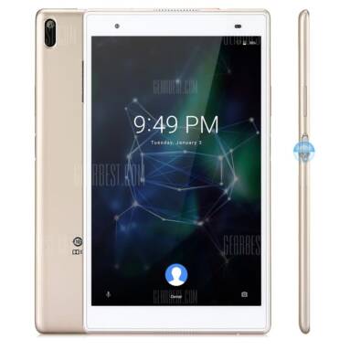$237 with coupon for Lenovo Xiaoxin TB – 8804F Tablet PC  –  GOLDEN from GearBest