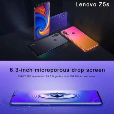 €165 with coupon for Lenovo Z5s 4G Smartphone 4GB RAM 64GB ROM Global Version from GEARVITA