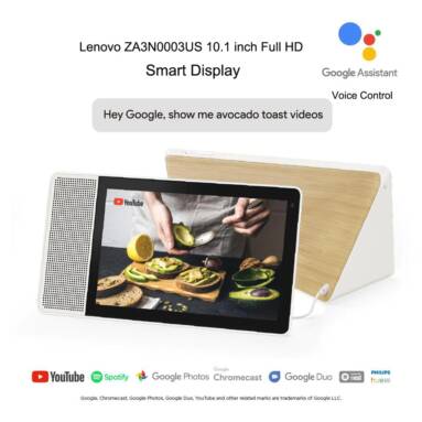 €155 with coupon for Lenovo ZA3N0003US 10.1 inch Full HD Smart Display – Multi-A EU Plug from GEARBEST