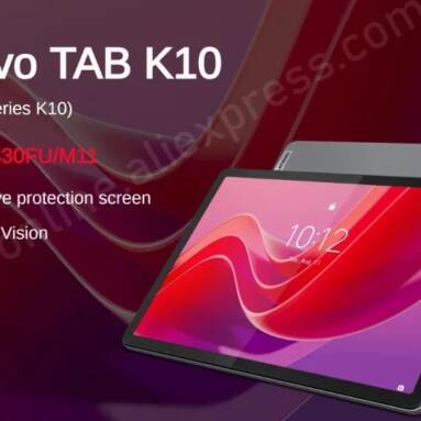 €176 with coupon for Lenovo ZhaoYang K10 Tablet 8GB+128GB from TOMTOP