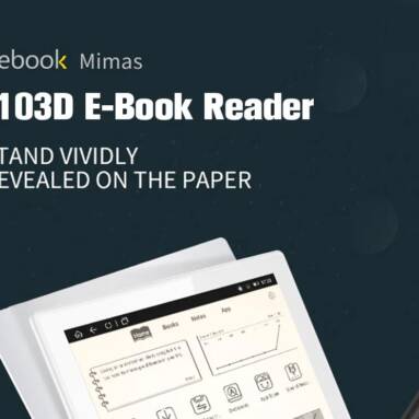 €459 with coupon for Likebook Mimas T103D 10.3 inch Octa Core E-Book Reader with Dual Front Light Stylus from GEARBEST