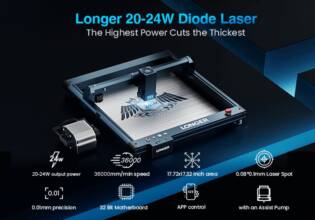 €461 with coupon for LONGER Laser B1 20W Laser Engraver from EU warehouse BANGGOOD