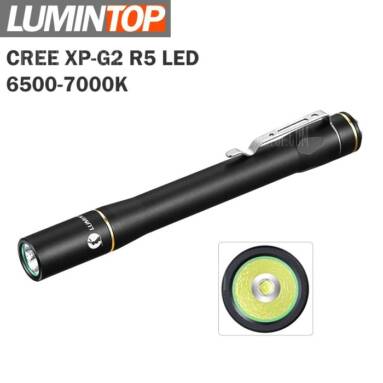$11 flashsale for Lumintop IYP365 LED Pen Light  –  CREE XP-G2 R5  BLACK from GearBest