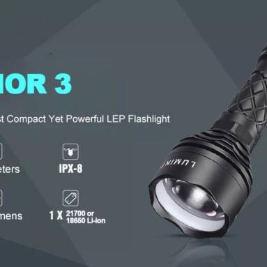 €122 with coupon for Lumintop Thor3 2500m Long Shoot LEP Flashlight from BANGGOOD