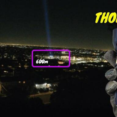 €98 with coupon for Lumintop Thor II V2.0 1700 Meters 18350 EDC LEP Flashlight from BANGGOOD