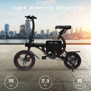 $499 with coupon for Lutewei C6 Light Electric Bicycle with Smart Sensor from GEARBEST