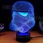 M.Sparkling 3D Creative Colorful USB Powered Night Lamp  -  TD163  RGB 