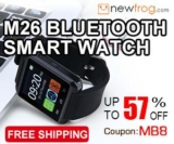 M26 Bluetooth Smart Watch-Up To 57% Off from Newfrog.com