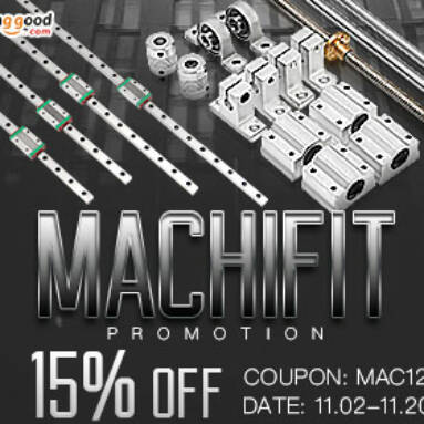 Up to 46% OFF for MACHIFIT Products with Extra 15% OFF Coupon from BANGGOOD TECHNOLOGY CO., LIMITED