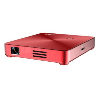 $194 with coupon for MDI M7 DLP Android 4.4.2 1080P Projector Home Theater  –  EU PLUG  RED  from GearBest