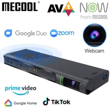 €73 with coupon for MECOOL KA2 Android TV 10.0 TV BOX with 1080P Camera Mic S905X4 2GB RAM 16GB ROM 2.5G+5G WIFI Bluetooth from EU GER warehouse GEEKBUYING