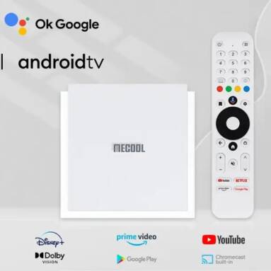 €111 with coupon for MECOOL KM2 PLUS Deluxe TV Box 32GB from GSHOPPER