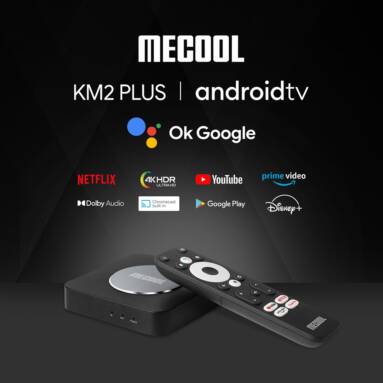 €65 with coupon for MECOOL KM2 PLUS Netflix Certified Android TV 11 4K TV BOX from GEEKBUYING