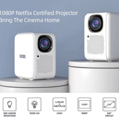 €283 with coupon for MECOOL KP2 projector from BANGGOOD