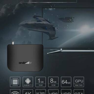 $39 with coupon for MECOOL M8S Plus DVB – T2 / T / C TV Box – BLACK EU from GearBest