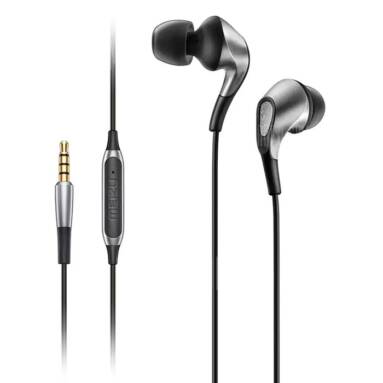 $75 with coupon for MEIZU Flow Three Hybrid Units HiFi Earphones with Mic  –  SILVER from GearBest