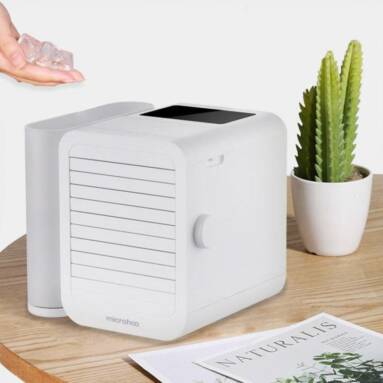 €36 with coupon for MICROHOO 6W 1000ml Water Capacity White Mini Air Conditioner From Xiaomi Youpin from EU CZ warehouse BANGGOOD
