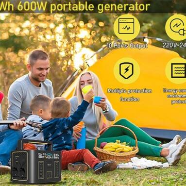 €193 with coupon for MIHIYIRY 518Wh 140000mAh Portable Power Station from EU warehouse BANGGOOD