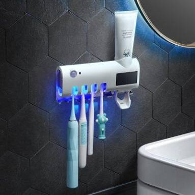 €10 with coupon for MIKATU Smart Solar Power PIR Induction Electric Toothbrush Sterilizer Toothbrush Holder Sterilization Disinfector for Soocas/Oclean/Oral B/Xiaomi/Mijia Electric Toothbrushes from BANGGOOD
