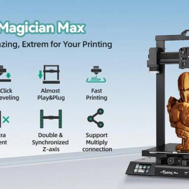 €334 with coupon for MINDGA Magician Max 3D Printer from EU CZ warehouse BANGGOOD