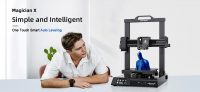 307 EUR cu cupon pentru imprimantă 3D modulară MINGDA Magician X FDM Imprimare cu nivelare automată Imprimare ultra-silențioasă Conexiune multiplă, 230x230x260mm de la depozitul UE GEEKBUYING