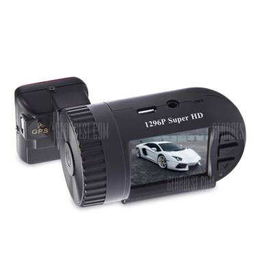 $49 with coupon for MINI 0805 1.5 inch 1296P HD LCD Screen GPS Car DVR Camcorder from GearBest