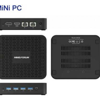 €230 with coupon for MINISFORUM GK50 Windows10 Mini PC Gemini Lake-R N5030 Quad Core 8GB RAM 256GB SSD 2.4G+5G WIFI HDMI+DP RJ45*2 from EU GER warehouse GEEKBUYING