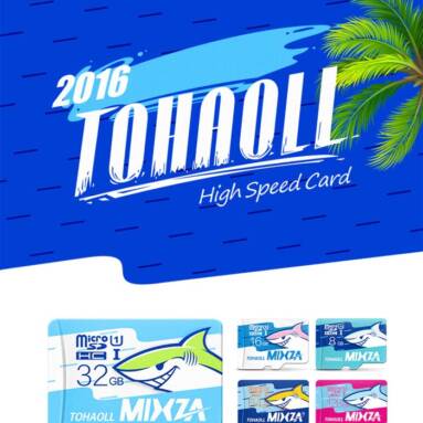 $1 with coupon for MIXZA TOHAOLL Ocean Series 16GB Micro SD Memory Card – COLORMIX 16GB from GearBest