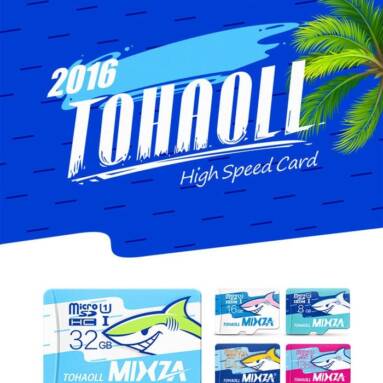 $9 with coupon for MIXZA TOHAOLL Ocean Series 64GB Micro SD Memory Card – COLORMIX 64GB from GearBest