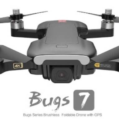 €98 with coupon for MJX Bugs B7 GPS With 4K 5G WIFI Camera Optical Flow Positioning Brushless Foldable RC Quadcopter RTF – One Battery With Box from BANGGOOD