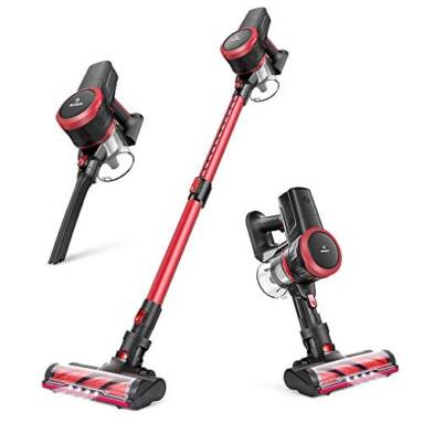 €114 with coupon for MOOSOO K17 2 in 1 Handheld Cordless Vacuum Cleaner from EU warehouse GEEKBUYING